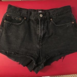 BDG Girlfriend High Rise Shorts Black